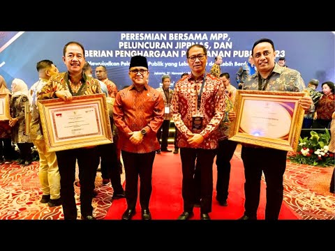 MPP BADUNG RAIH PENGHARGAAN PENYELENGGARA MPP TERBAIK KATEGORI PELAYANAN PRIMA DARI MENTERI PANRB