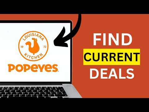 HOW TO USE POPEYES OFFERS TO FIND CURRENT DEALS