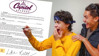 How We Got Signed To A Record Label!