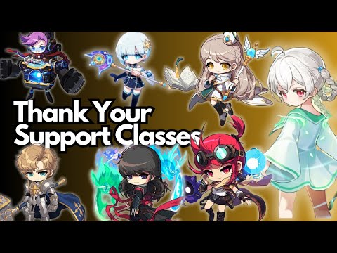 Maplestory M - How The Best Support Classes Help You Do More Damage