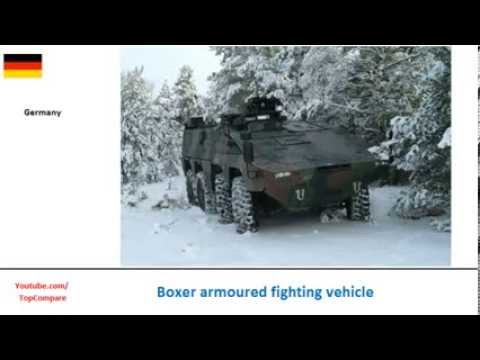Boxer armoured fighting vehicle & Patria AMV, eight-wheeled personnel carriers Key features