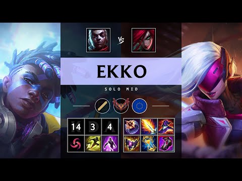 Ekko Mid vs Katarina - EUW Grandmaster Patch 25.20