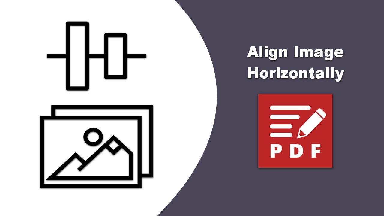 How to Perfectly Align Images Horizontally to the Center in a PDF Document in PDF-XChange Editor