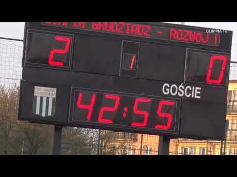 Skrót meczu Olimpia Grudziądz - Rozwój Katowice (3:0)