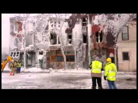 Minneapolis 3 Alarm Explosion & Fire 1/1/14 With Radio Traffic