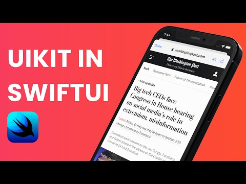 Using UIKit in SwiftUI (SwiftUI Tutorial, SFSafariViewController, Xcode 12) thumbnail
