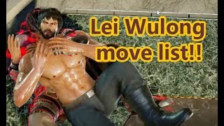 Download lagu TEKKEN 7  Lei Wulong  move list!! MOD SLOW mp3 Download lagu TEKKEN 7  Lei Wulong  move list!! MOD SLOW mp3