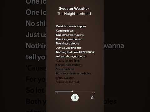 sweater weather -sped up #audio #spedup #viralvideo