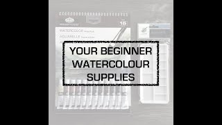 Your Beginner Watercolour Supplies - What You Need to Start Painting Today