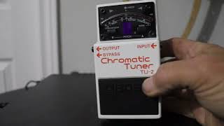 Video thumbnail for Boss TU-2 Chromatic Tuner Review by Kevys RC & Music