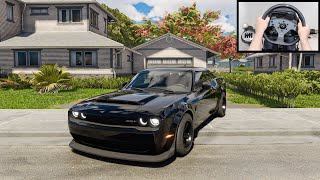 Dodge Demon - The Crew Motorfest (Logitech G Pro Steering Wheel) No HUD Gameplay