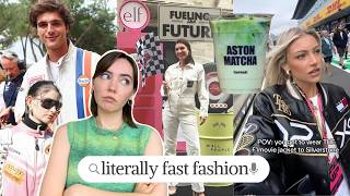 the fashion x Formula 1 obsession is actually a MAJOR issue...