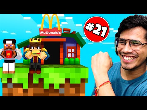 Anshu Bisht - I Made McDonald For JACK In Minecraft Oneblock 😱