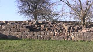 preview picture of video 'Hadrians Wall Banks East Turret, Cumbria, UK - 19th February, 2013'