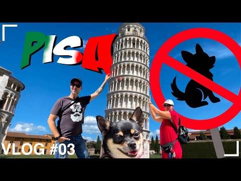 We wouldn't have expected that in Pisa 😅 🇮🇹 No dog or campervan allowed on the road | VLOG | #003