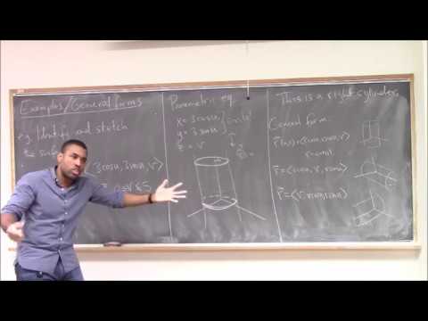 Math 392 Lecture 9 - Parametric surfaces, their areas and normal vectors