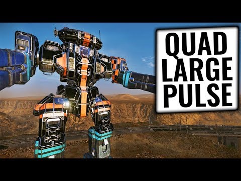 QUAD LARGE PULSE ALPHA! - Rifleman IIC Build - German Mechgineering #33 - Mechwarrior Online MWO