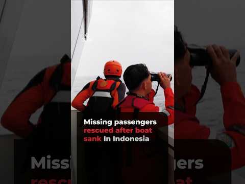 Five passengers found drifting days after boat sinks in Indonesia