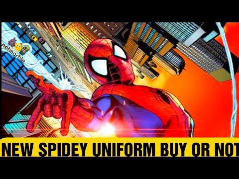 SPIDERMAN UNIFORM FIRST LOOK REVIEW IN MARVEL FUTURE FIGHT