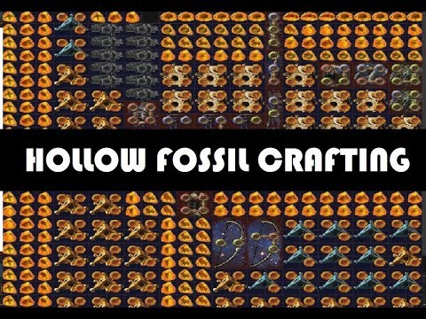 Path of Exile Day 41 - 🤩 20 Exalts of Hollow Fossil Crafting!  🤩