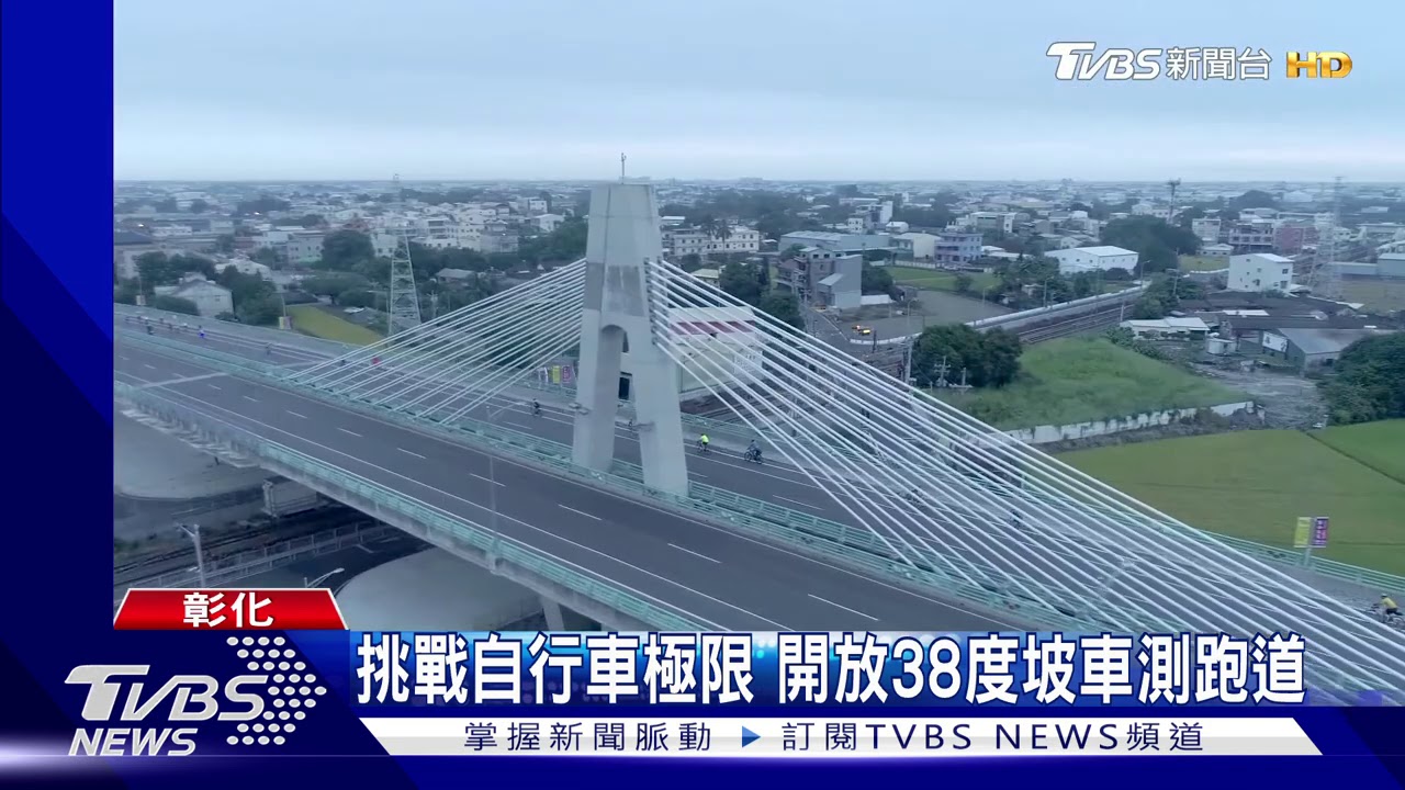 挑戰自行車極限 開放38度坡車測跑道
