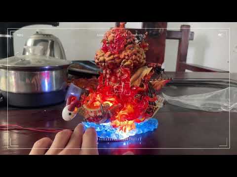 【海賊王】M4工作室-全員船系列 第二十彈 火燒梅麗號