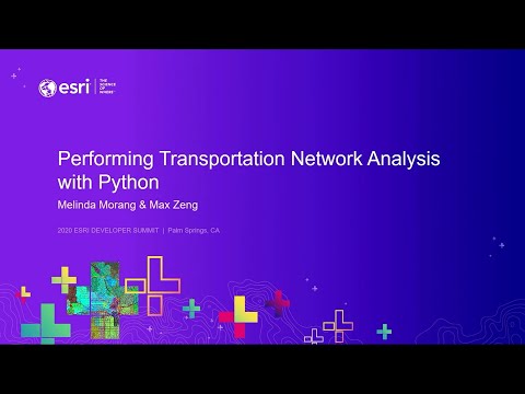 Python Performing Transportation Network Analysis