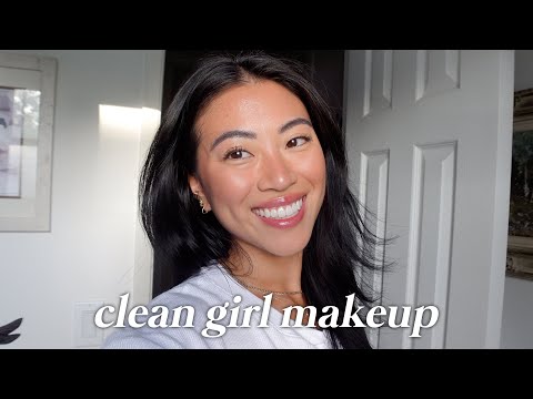 5 MINUTE MAKEUP ROUTINE! Clean Girl Look ✨ (Real Time)