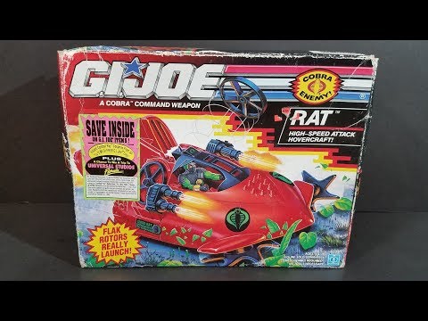 HCC788 - 1992 Cobra RAT unboxing and assembly! COBRA CONVERGENCE! GI. Joe toy