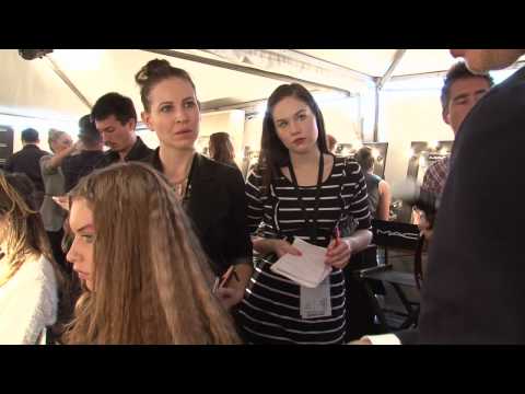 RAFW - Backstage at Alice McCall