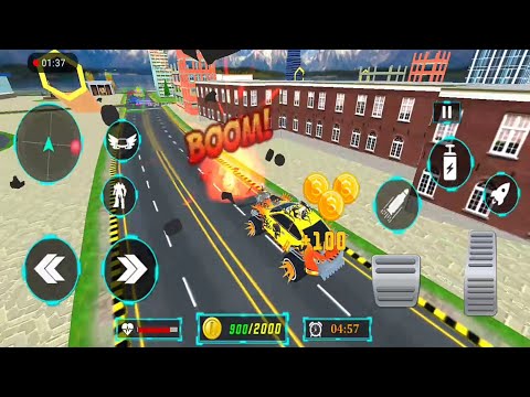 ‎Dino Robot Car Game:Flying Robot Transforming Game‎