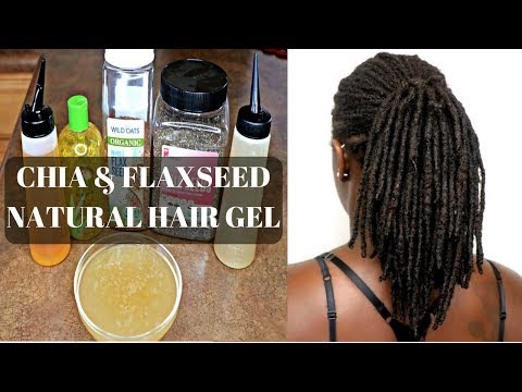 DIY Chia and Flaxseed Hair Gel for Natural Hair