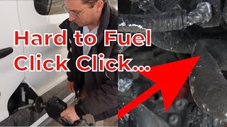 How To Fix Ford Transit Hard To Fuel  Gas Pump Clicks
