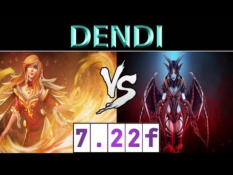 Dendi [Lina] vs [Queen of Pain] ► EU Ranked ► Dota 2 7.22f