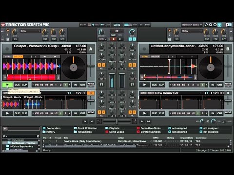 Traktor deck select with CDJ in HID