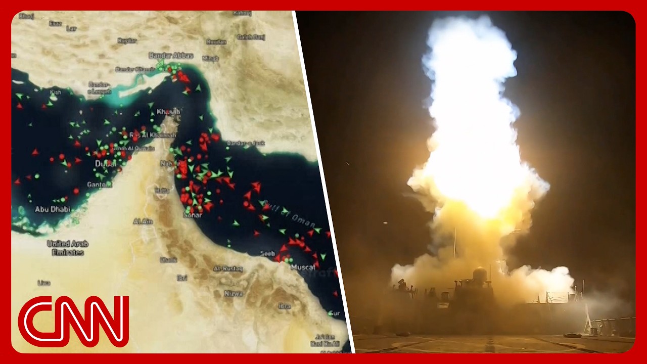 US & Iran both claim Hormuz control as strikes escalate & traffic plummets