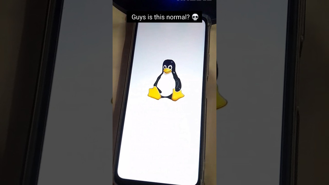 I got tux ☠️ #linux #kernal #android