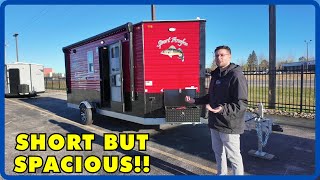 Small But Spacious Ice Castle! 2026 Ice Castle Fish Houses 6.5x16 Sport Angler