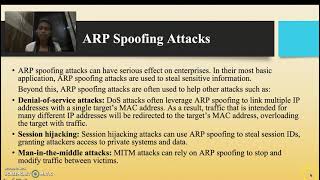 ARP SPOOFING & Types along with its working