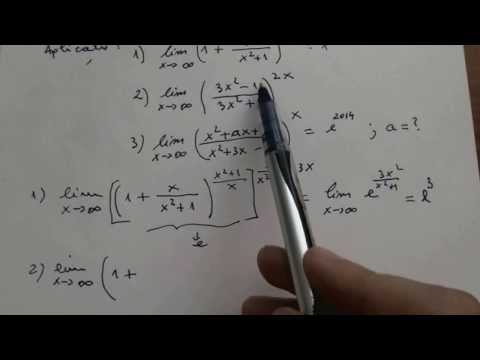 Limite remarcabile. Limita Euler.Numarul lui Euler.