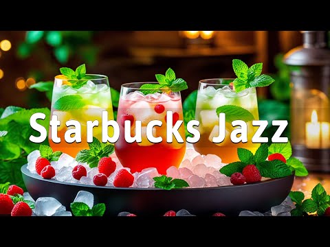 No ADS - Starbucks Jazz Piano Playlist 2025🌿Smooth Jazz & Positive Bossa Music For Happy Morning