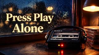 Press Play Alone: A Nostalgic 80s Cassette Tape Experience