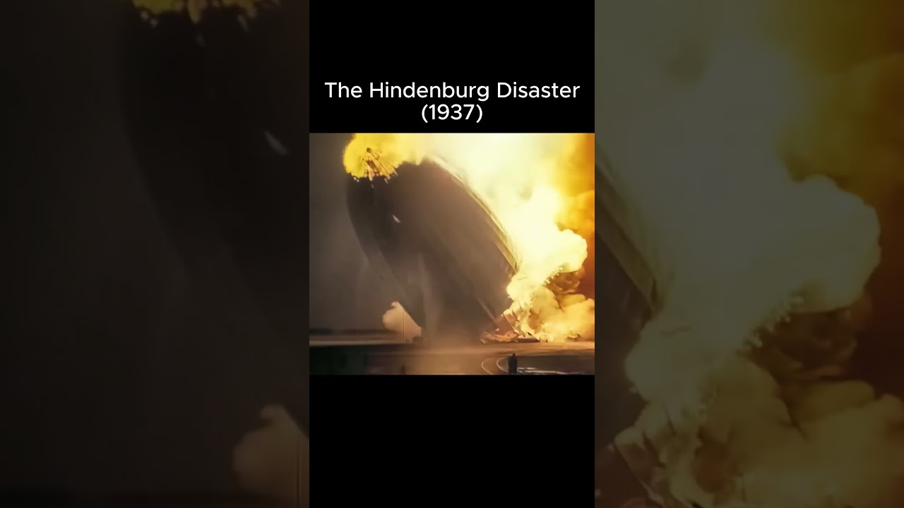 Colorized Footage of the Hindenburg Disaster (1937)