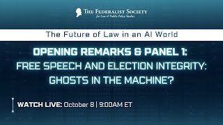 Click to play: Panel I: Ghosts in the Machine? What Does AI Mean for Election Integrity?