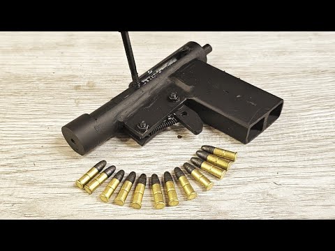 Unbelievable DIY Pistol 22 Cal  From Scrap Metal