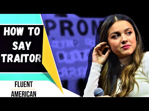 English R Pronunciation w/ Olivia Rodrigo "Traitor"