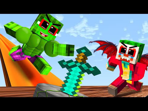 EPIC Minecraft Animation: Monster School vs. Magic Hulk