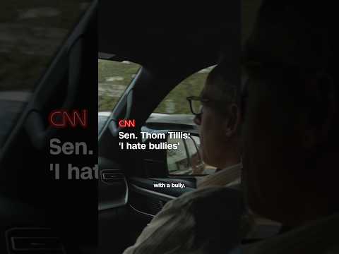 Sen. Thom Tillis: 'I hate bullies'