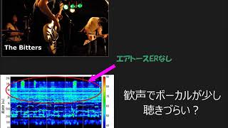 「ロックライブで付けてみた」歓声を抑えて音楽に集中できます