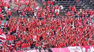 preview picture of video '2014-08-03　ロアッソ熊本vs.ザスパクサツ群馬　アップ前のHIKARI合唱'